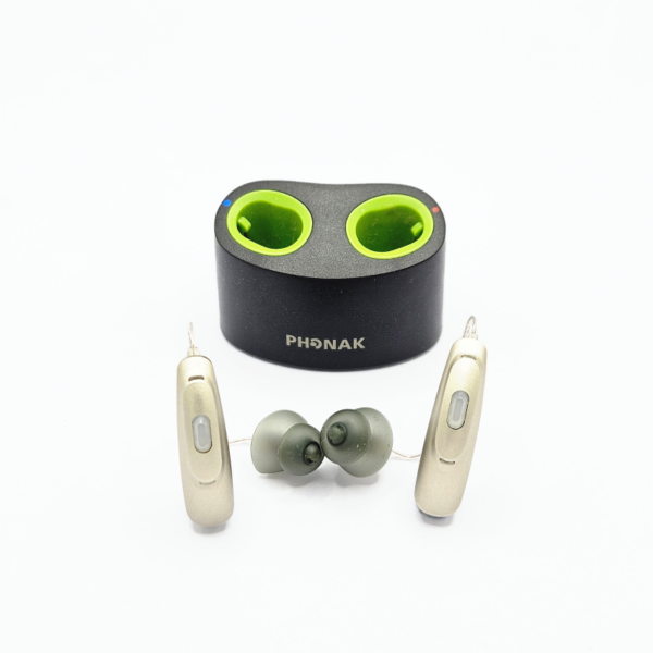 Phonak B90 Rechargeable, refurbished hearing aids, for sale.