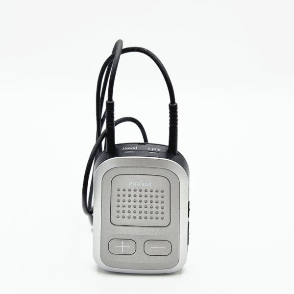 Phonak ComPilot (accessory to stream to refurbished hearing aids), for sale.