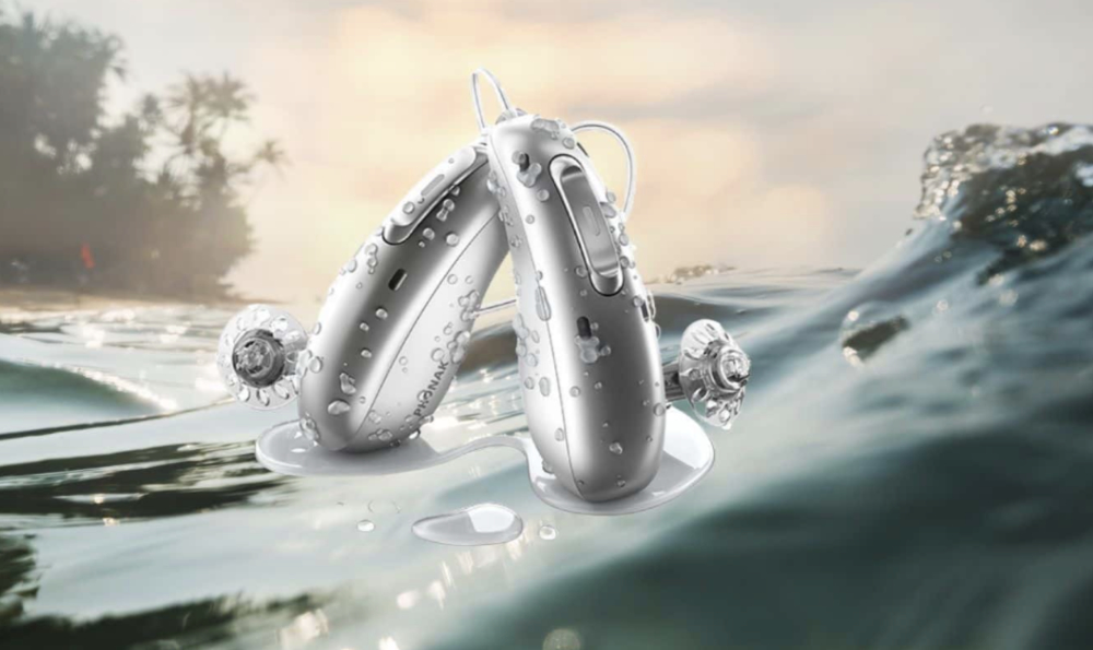 Top 10 Hearing Aids 2024. Phonak Life - world's first fully waterproof rechargeable hearing aid