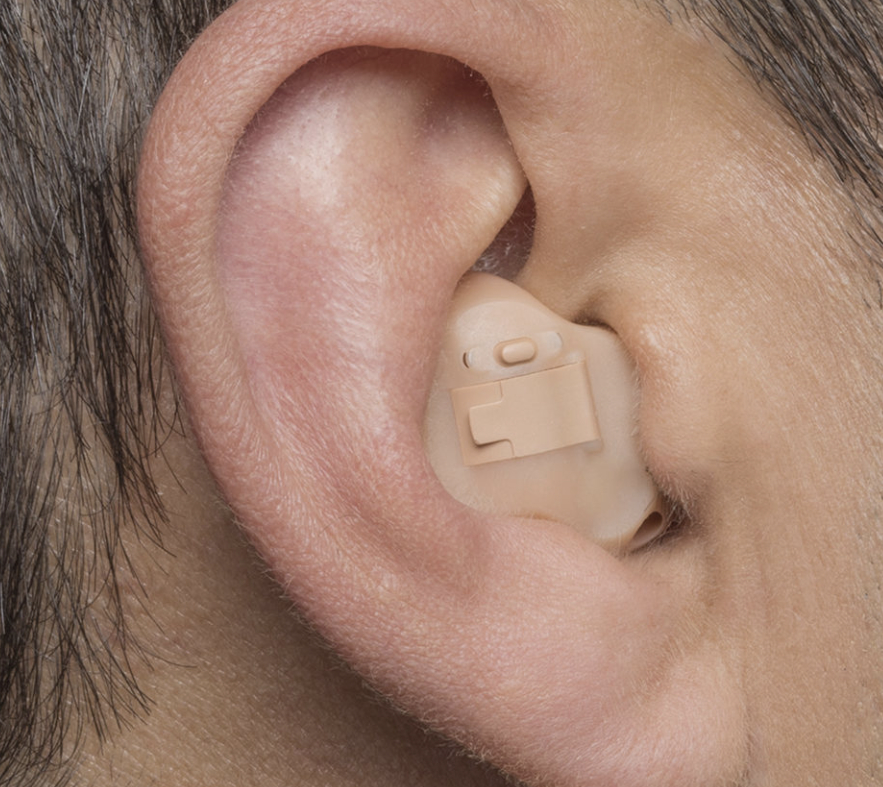 In the ear hearing aids - not NHS