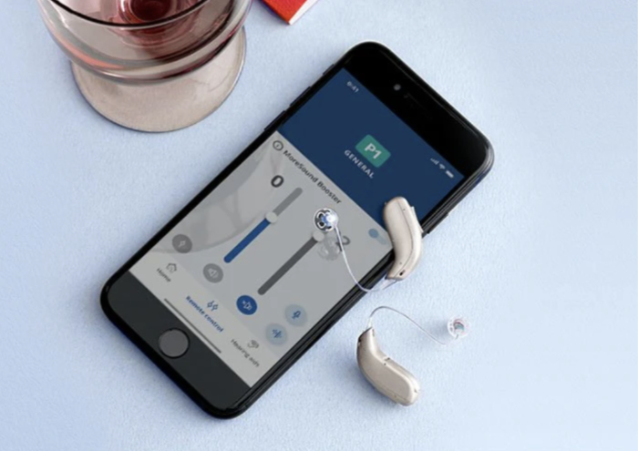 Apps to control hearing aids with bluetooth functionality